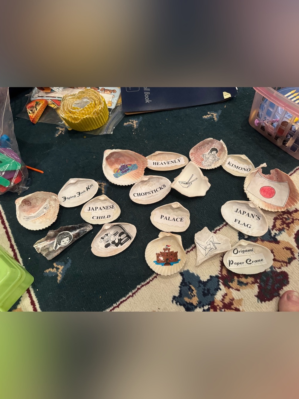 Japanese Seashell matching game Set -